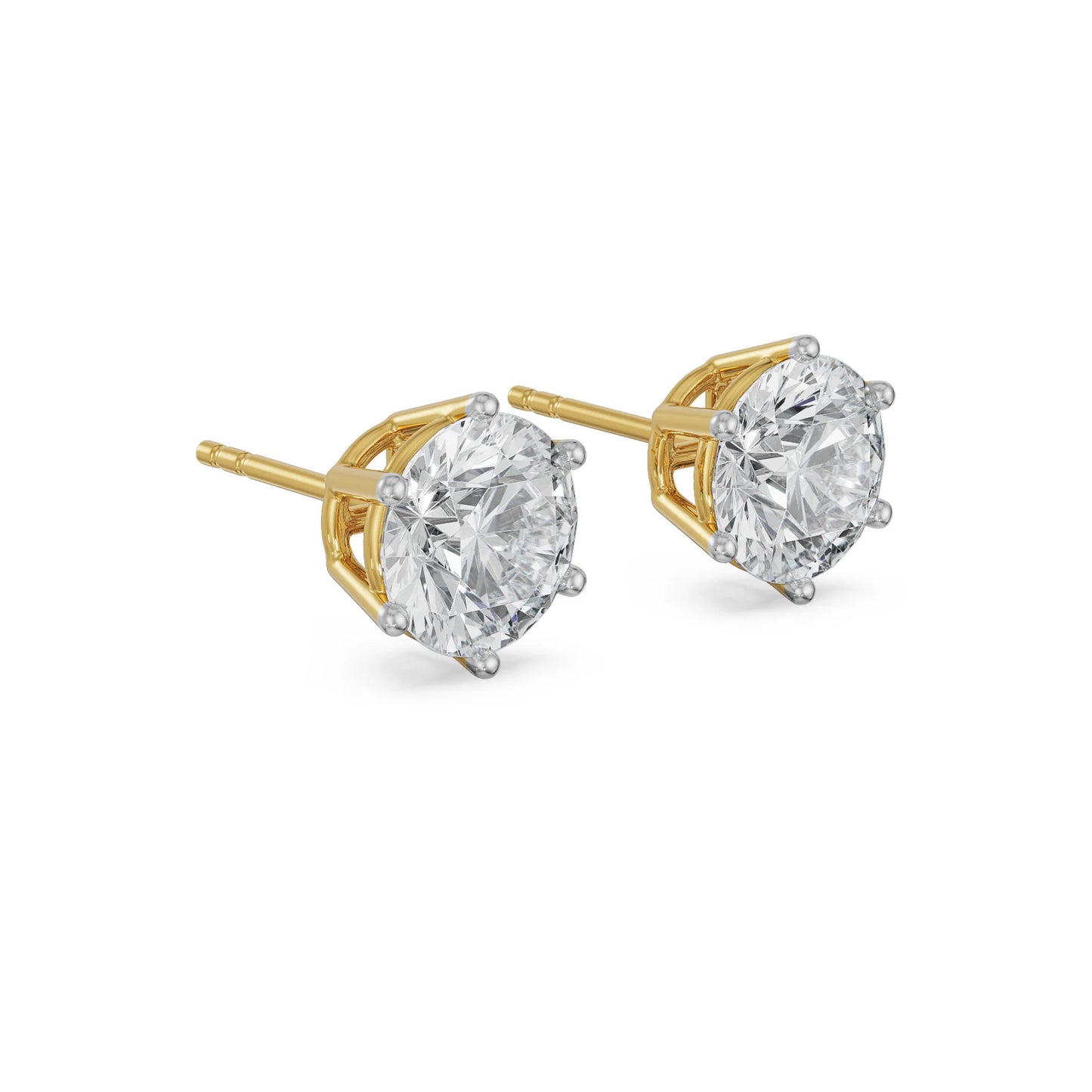 3 ct Versatile Lab Grown Luxe Signature Studs