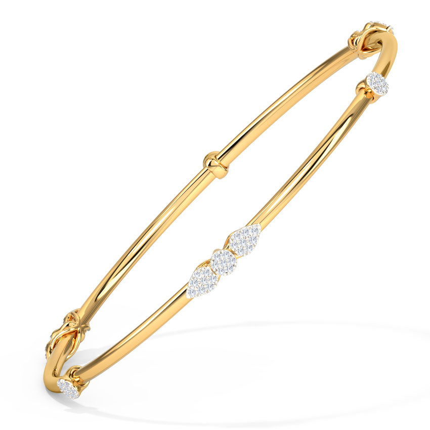 Droplet Diamond Bangle