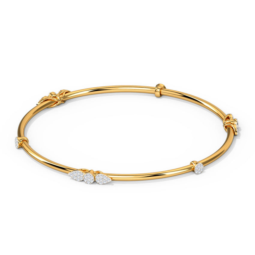 Droplet Diamond Bangle
