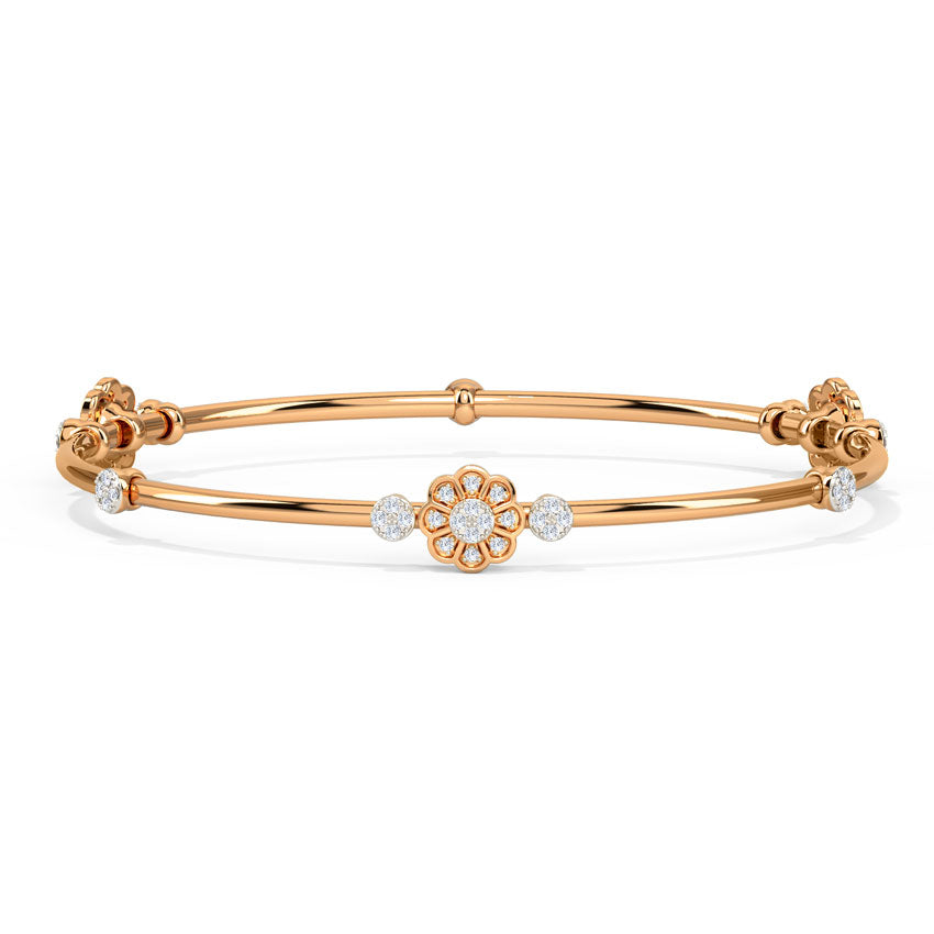 Flora Diamond Bangle
