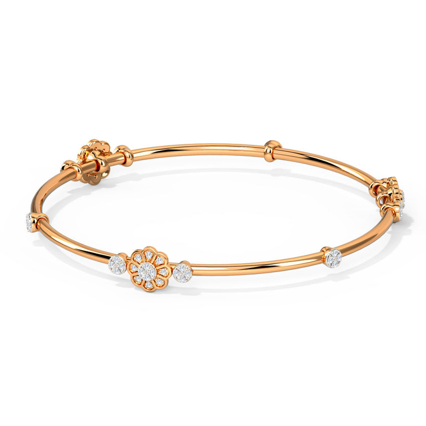 Flora Diamond Bangle