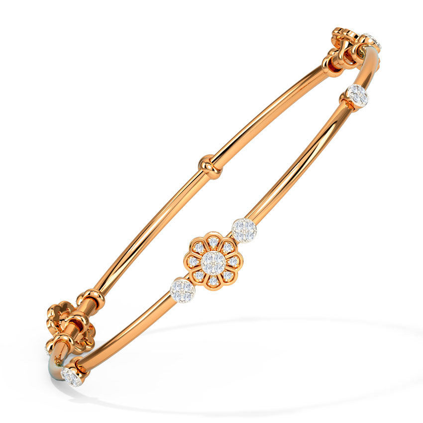 Flora Diamond Bangle