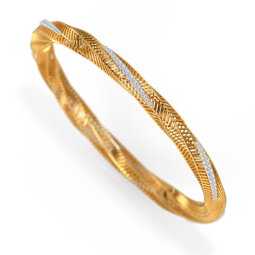 Aurora Diamond Bangle
