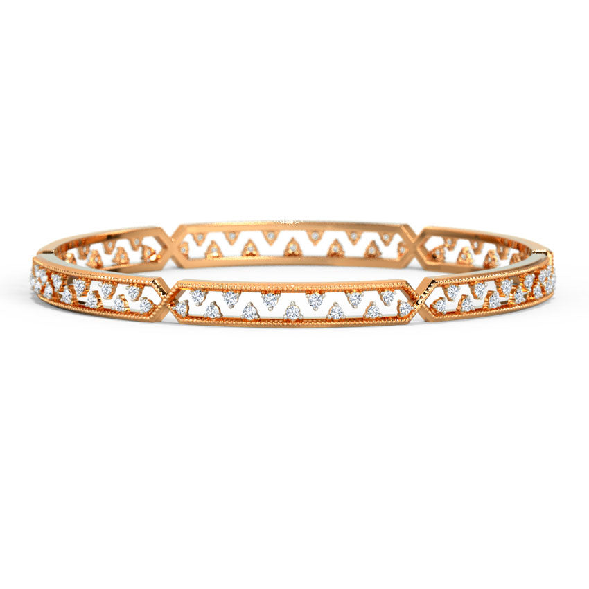 Carol Trellis Diamond Bangle