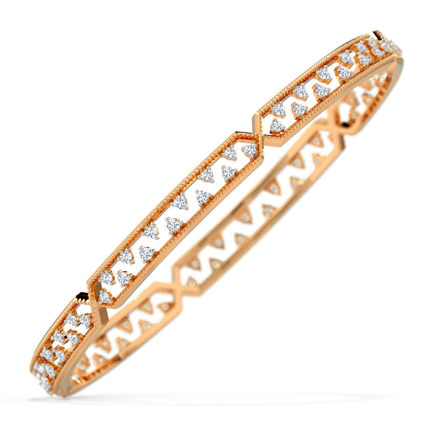 Carol Trellis Diamond Bangle