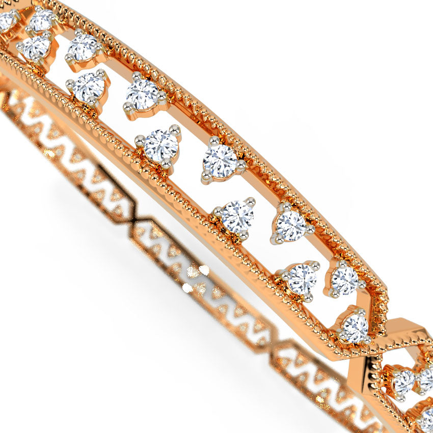 Carol Trellis Diamond Bangle