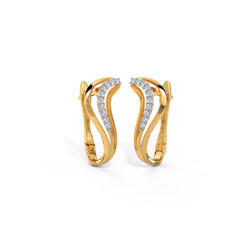 Amara Diamond Hoops Earring