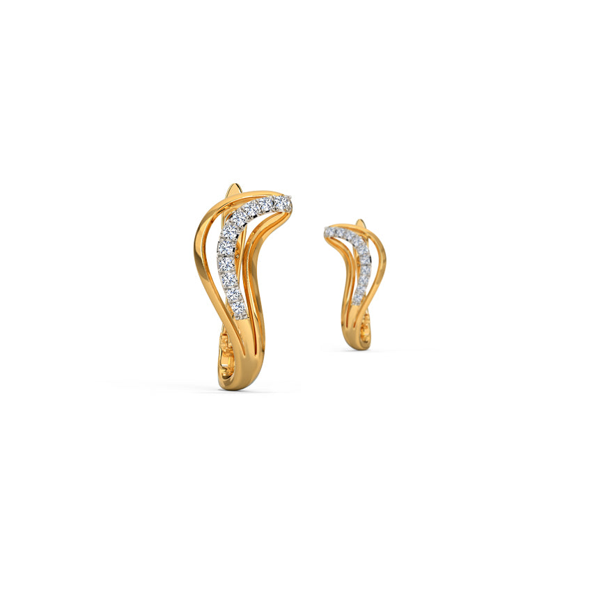 Amara Diamond Hoops Earring