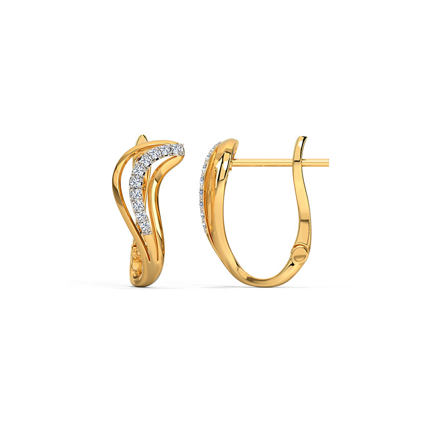 Amara Diamond Hoops Earring