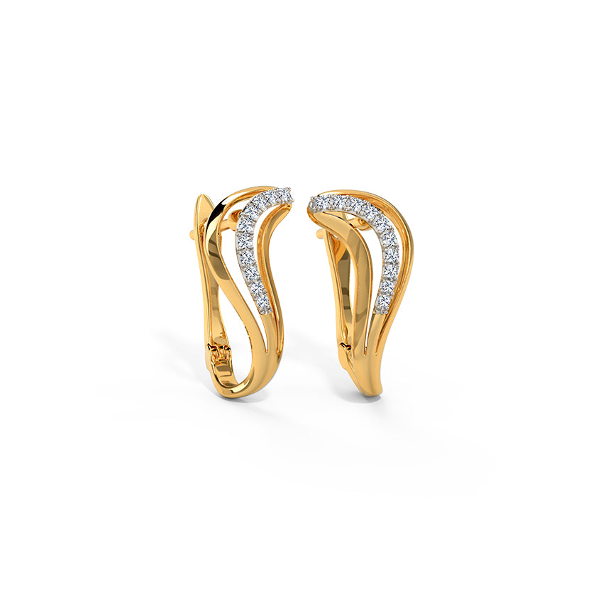Amara Diamond Hoops Earring