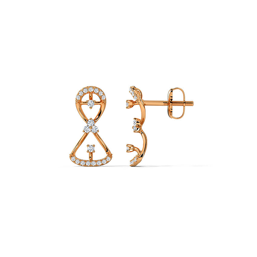 Astra Diamond Stud Earrings