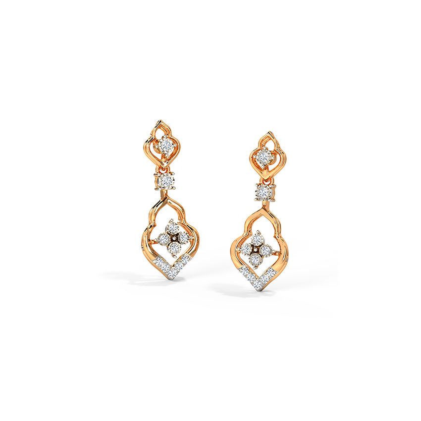 Nina Diamond Drop Earrings