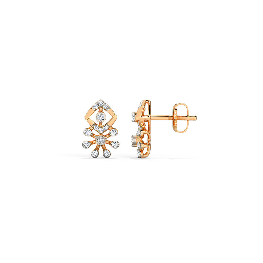 Priyanka Diamond Stud Earrings