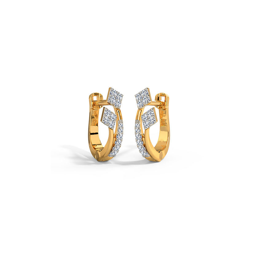 Samantha Linear Hoop Earrings