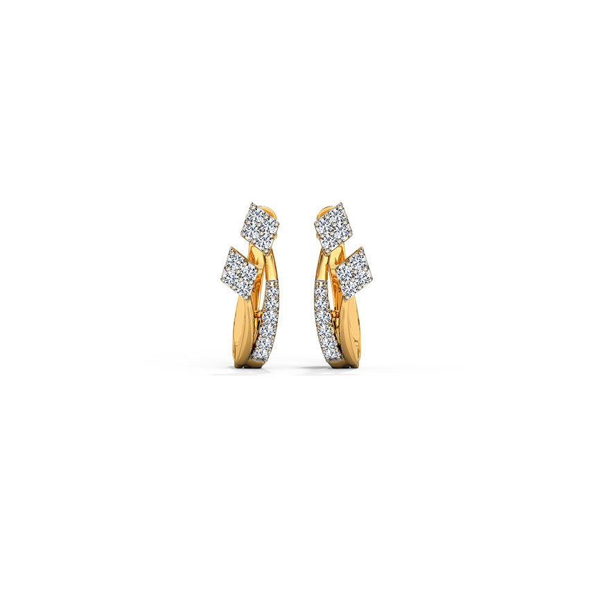 Samantha Linear Hoop Earrings