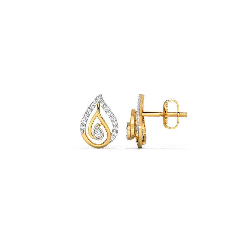 Twinkle Diamond Stud Earrings