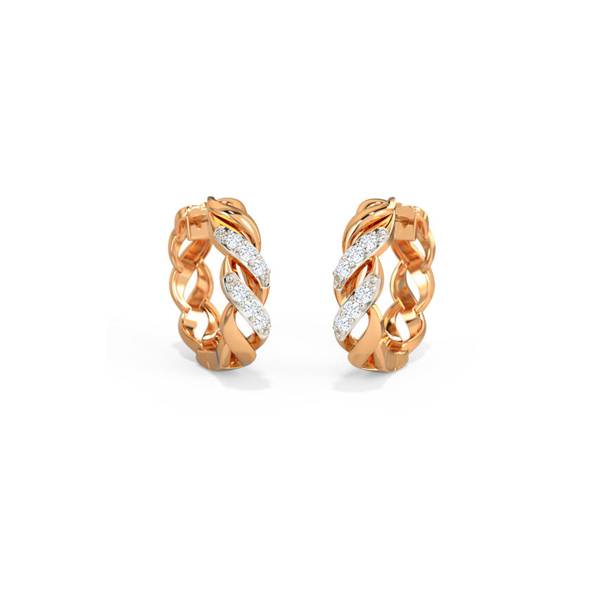 Delilah Twist Hoop Earrings