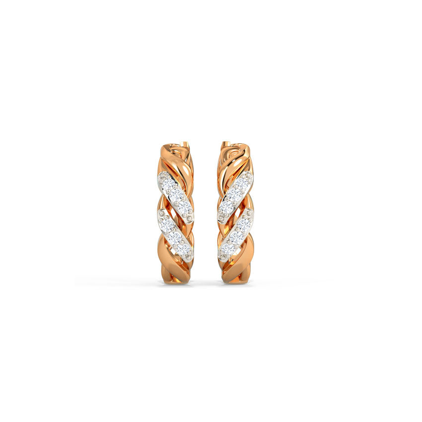 Delilah Twist Hoop Earrings