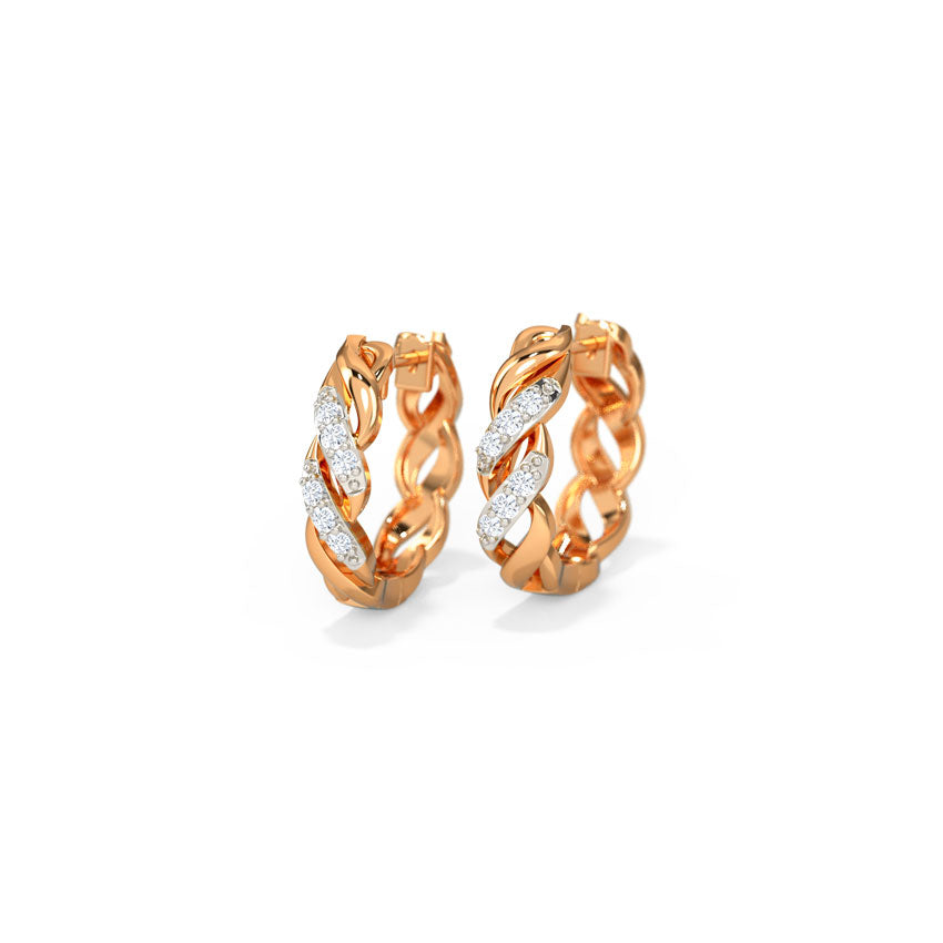Delilah Twist Hoop Earrings