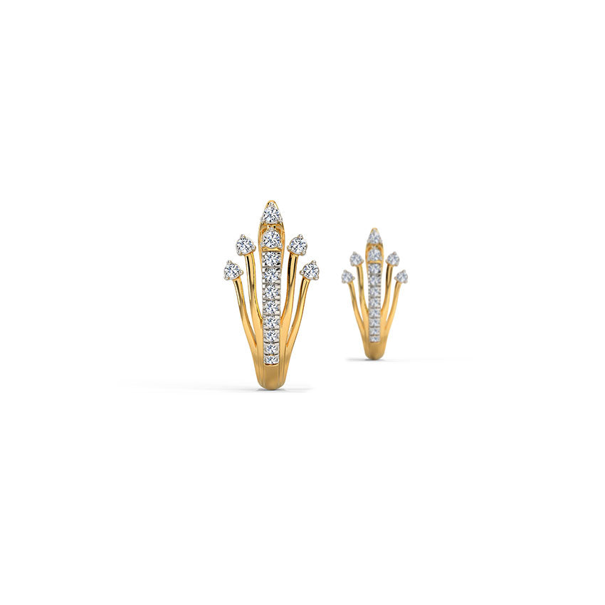 Stella Diamond Hoops Earring