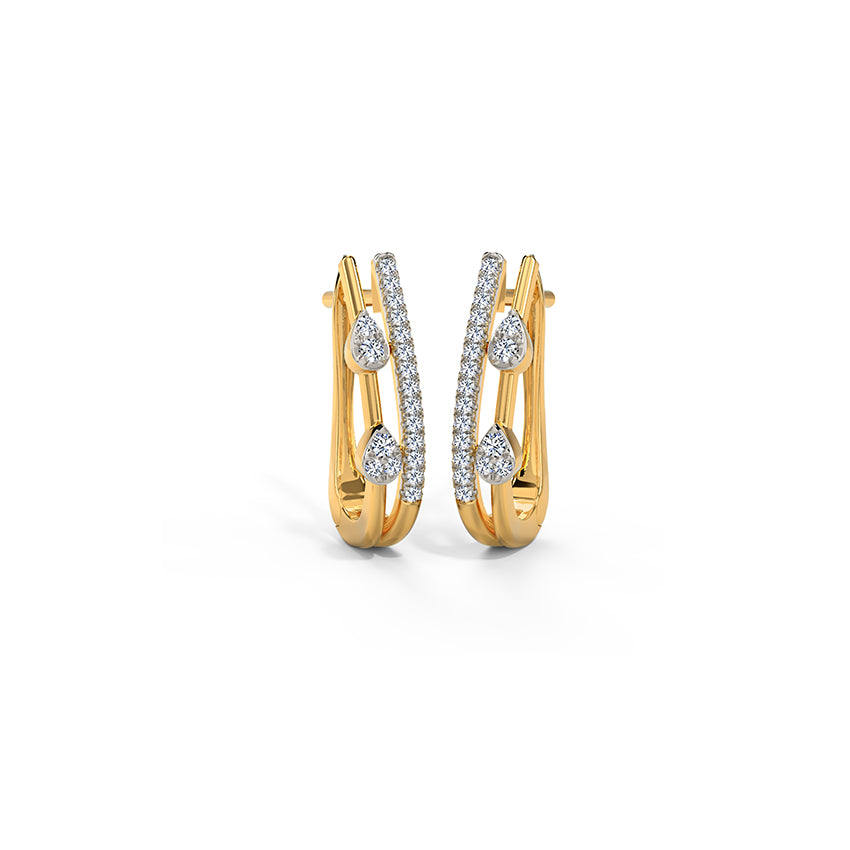 Clara Diamond Hoops Earring