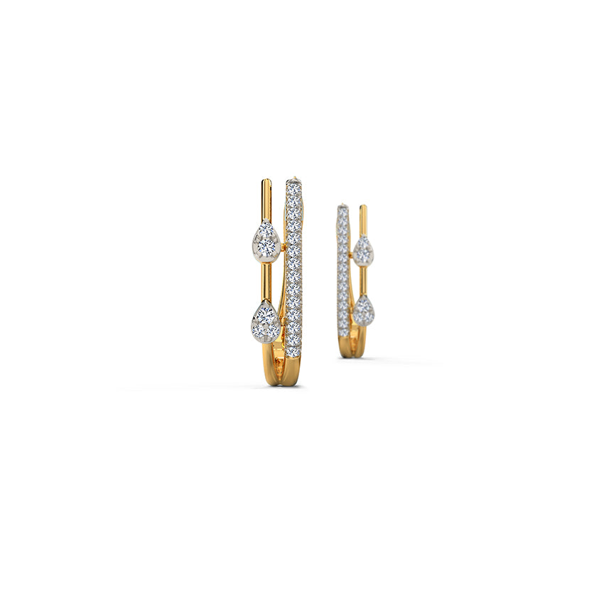 Clara Diamond Hoops Earring