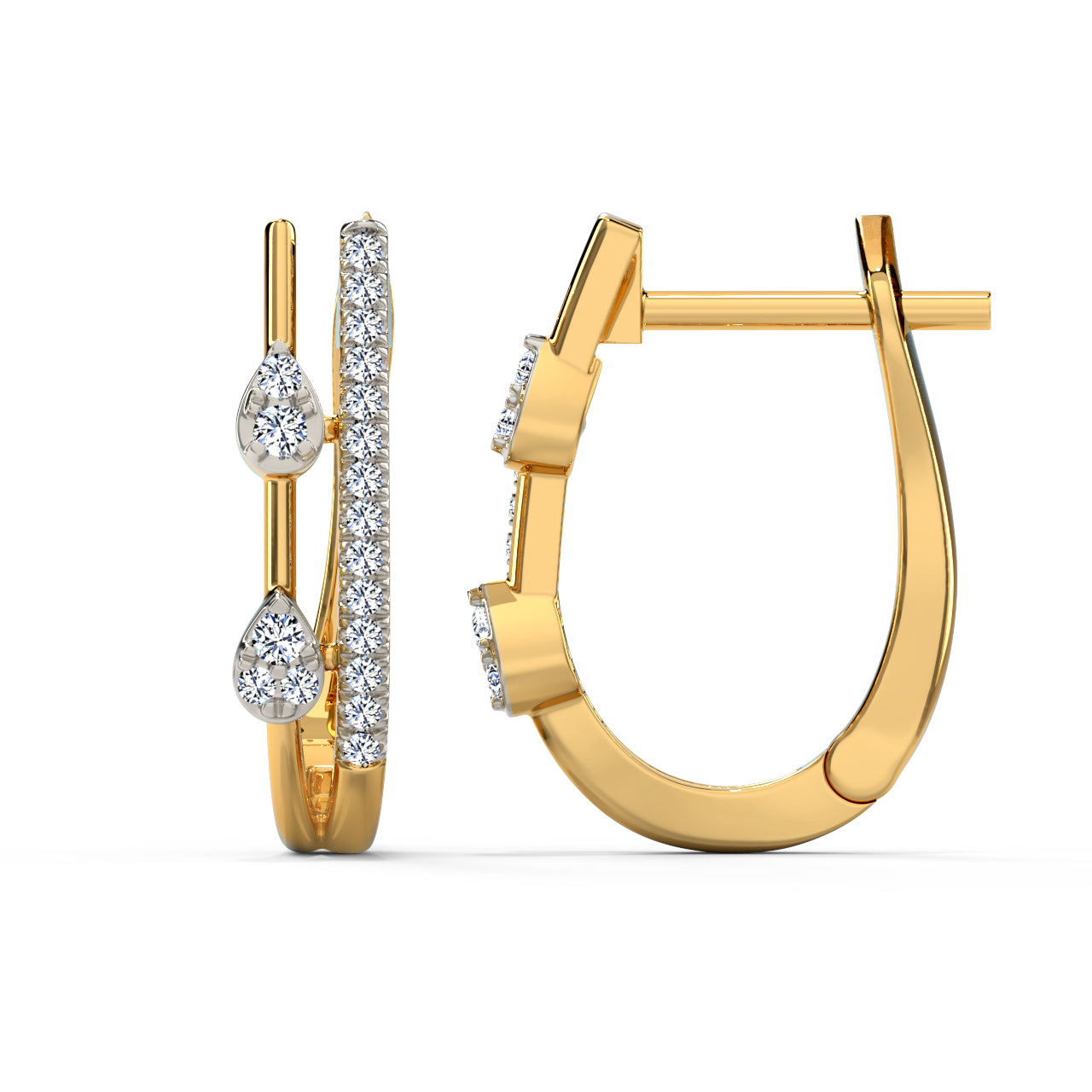 Clara Diamond Hoops Earring
