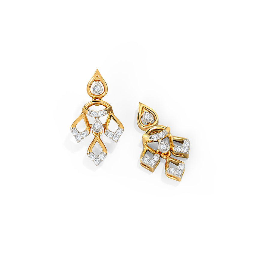 Ishika Diamond Drop Earrings