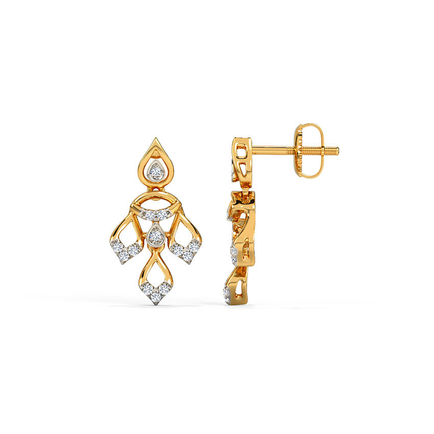 Ishika Diamond Drop Earrings