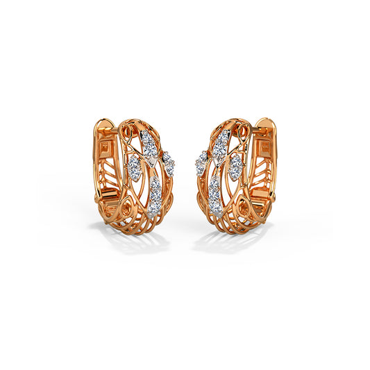Cosmos Diamond Hoops Earring