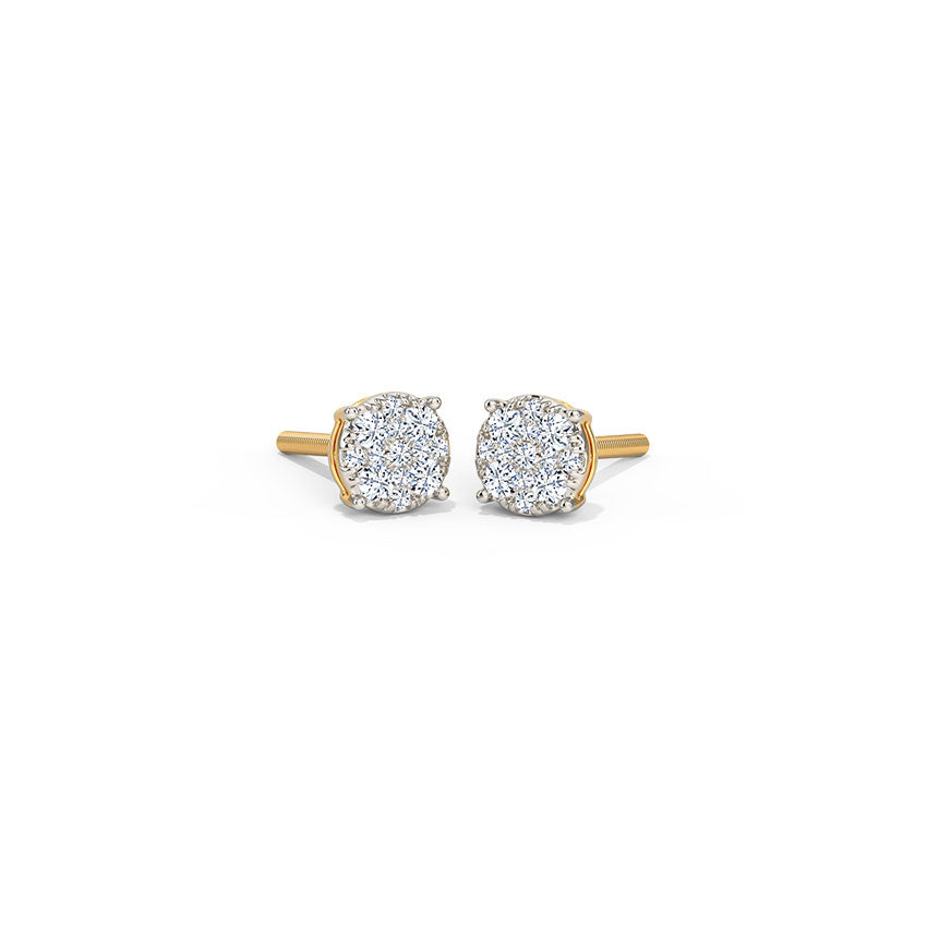 Sara Diamond Stud Earrings