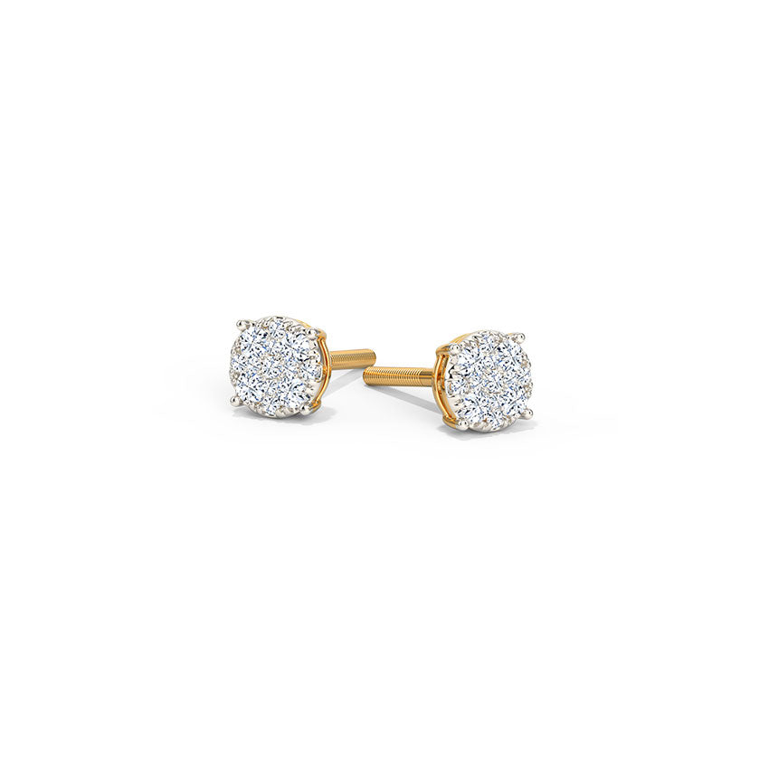 Sara Diamond Stud Earrings