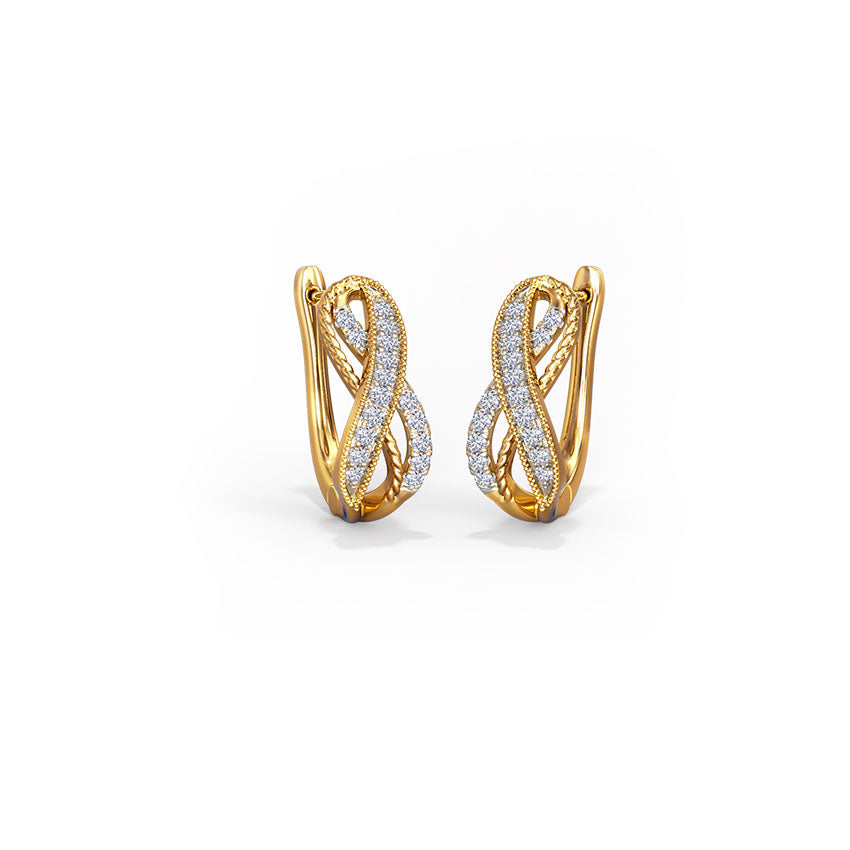 Eternal Infinity Diamond Hoops
