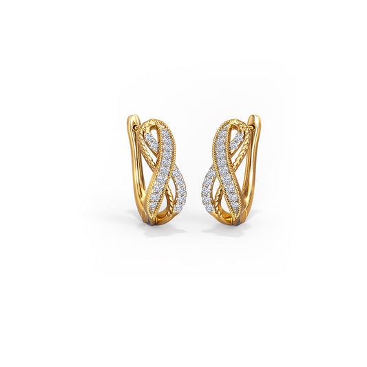 Eternal Infinity Diamond Hoops