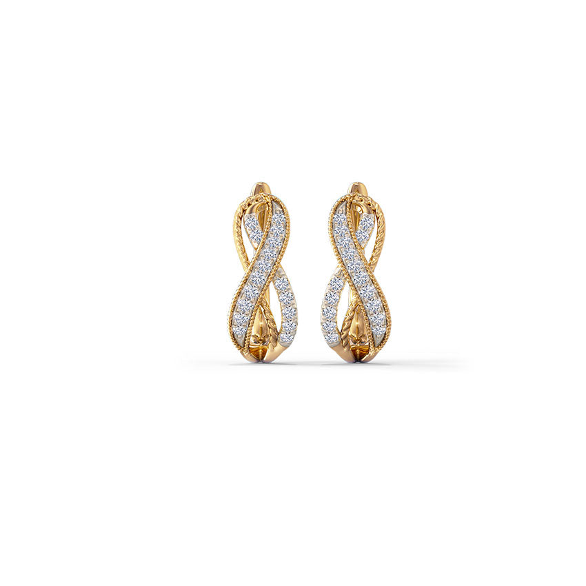 Eternal Infinity Diamond Hoops