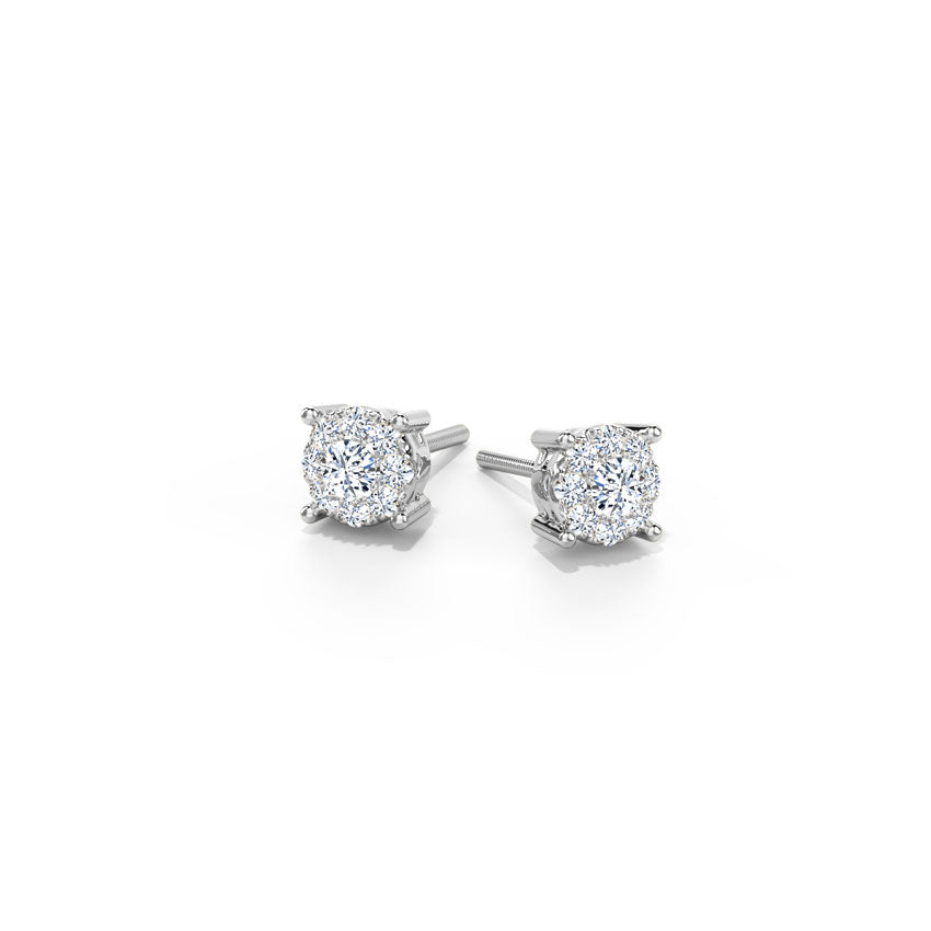 Irina Glamorous Diamond Stud Earrings