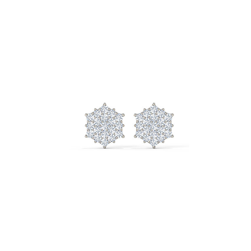 Sunny Diamond Stud Earrings