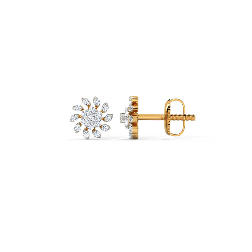 Sparkling Star Diamond Studs