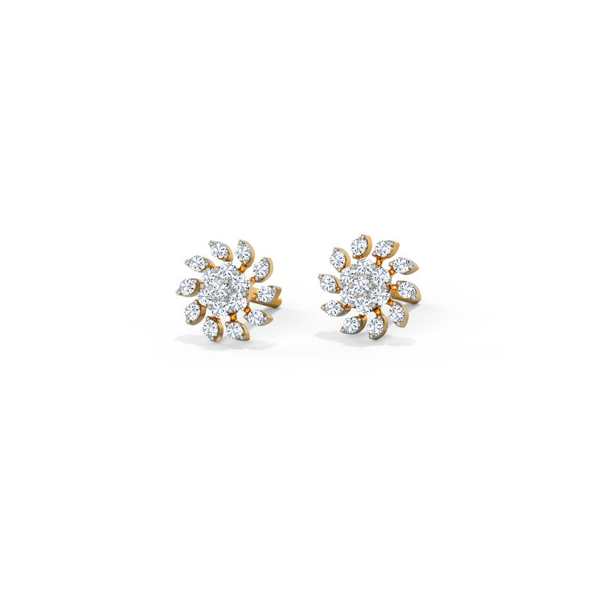 Sparkling Star Diamond Studs