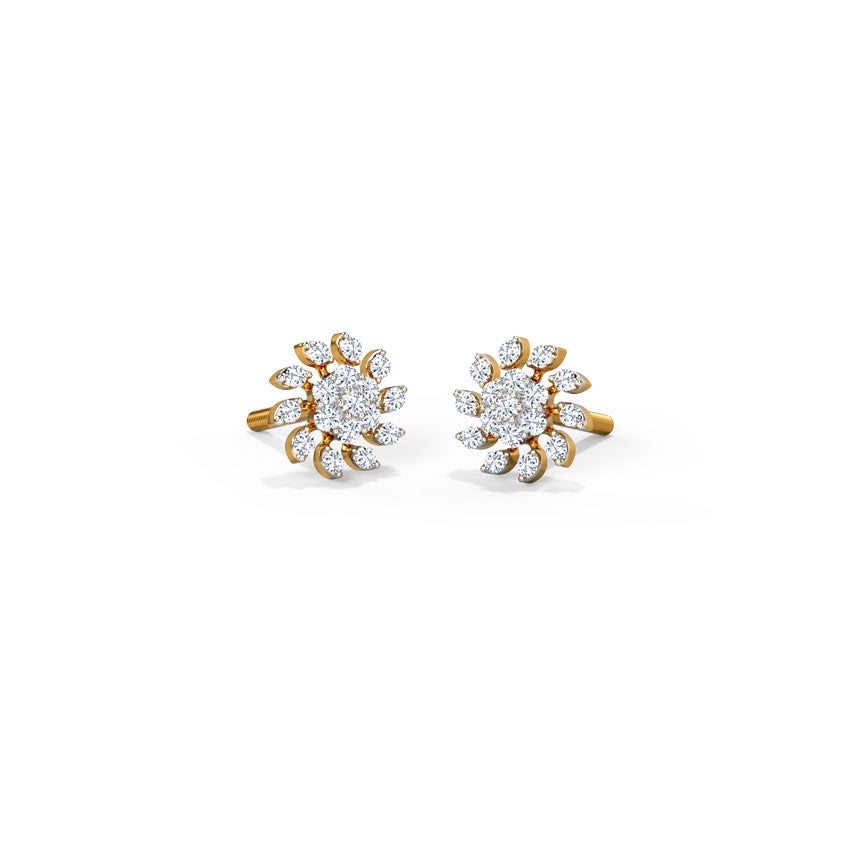 Sparkling Star Diamond Studs
