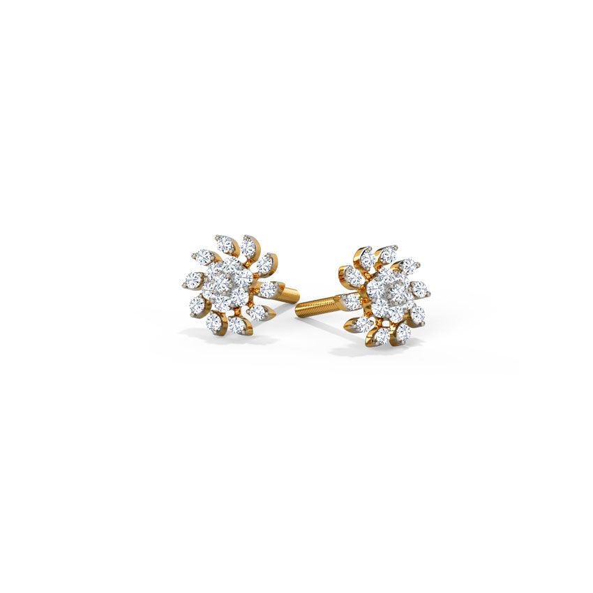 Sparkling Star Diamond Studs