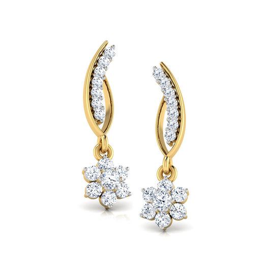 Floral Stalk Diamond Drops