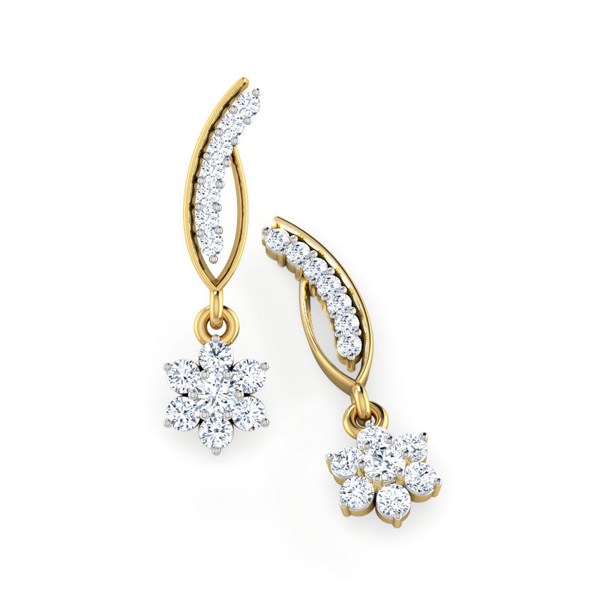 Floral Stalk Diamond Drops