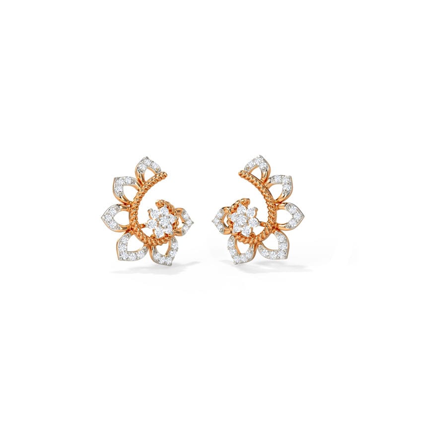 Fiona Diamond Stud Earrings