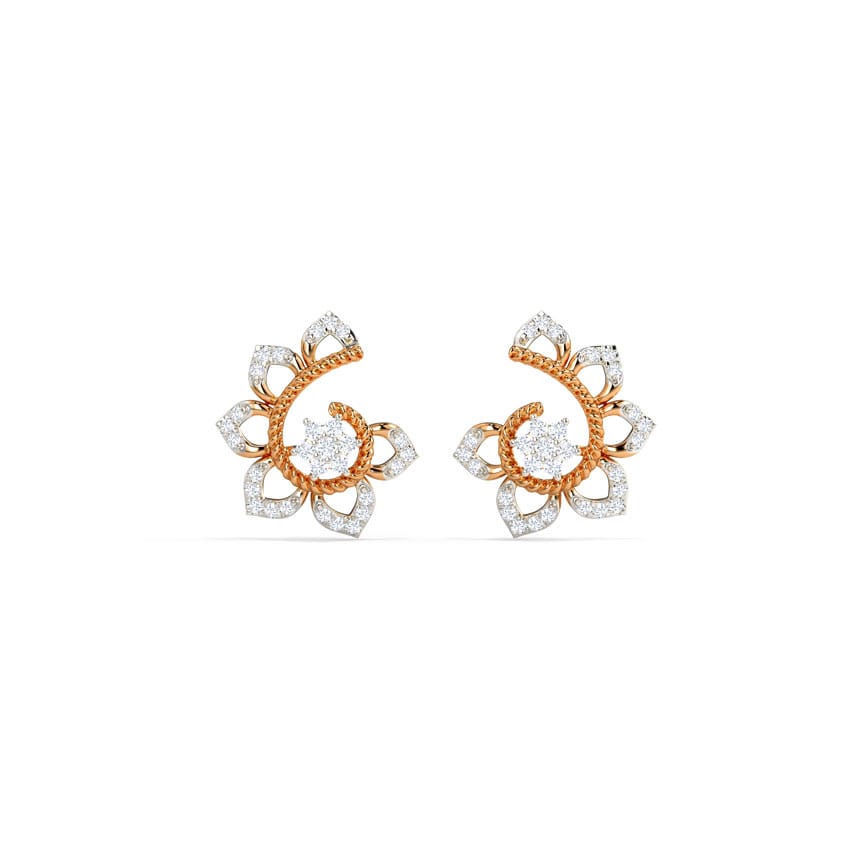 Fiona Diamond Stud Earrings