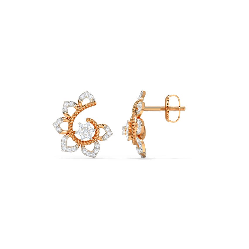 Fiona Diamond Stud Earrings