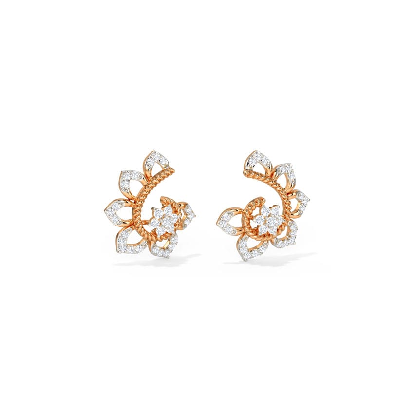 Fiona Diamond Stud Earrings
