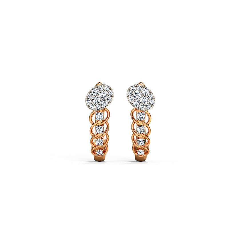 Cora Diamond Hoop Earrings