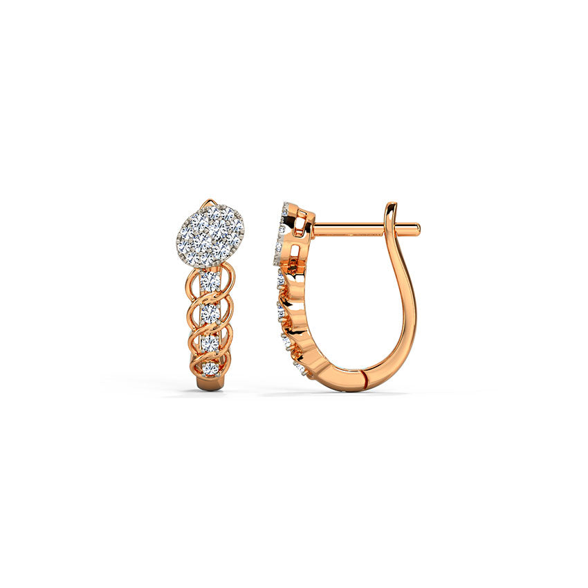 Cora Diamond Hoop Earrings