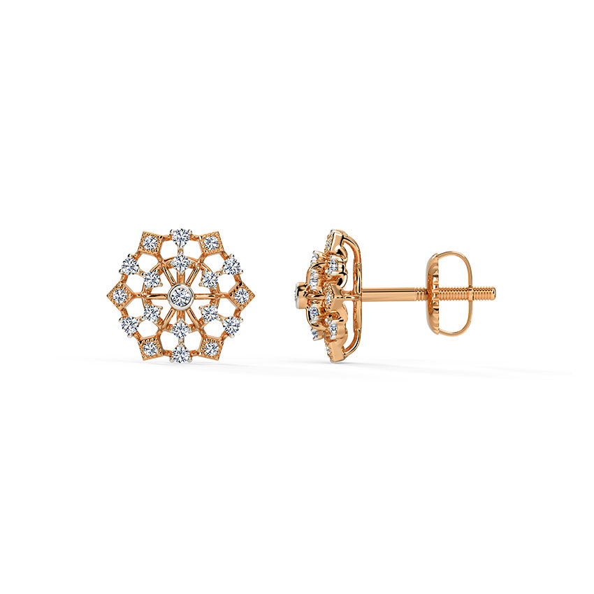 Ayla Diamond Stud Earrings